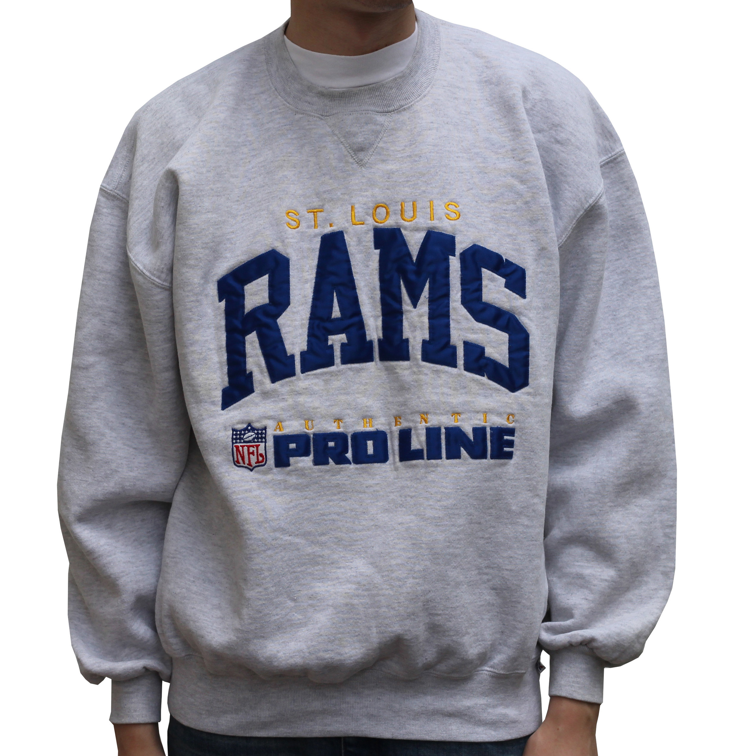Vintage Russell Athletic St Louis Rams Crew Neck Sweatshirt (Size XL) —  Roots